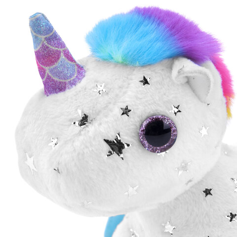 Игрушка мягкая заводная "Единорог", высота 11 см, ассорти 2 цвета, WOOZOO (ВУЗУ), 666193