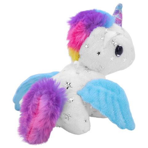 Игрушка мягкая заводная "Единорог", высота 11 см, ассорти 2 цвета, WOOZOO (ВУЗУ), 666193