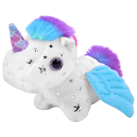 Игрушка мягкая заводная "Единорог", высота 11 см, ассорти 2 цвета, WOOZOO (ВУЗУ), 666193