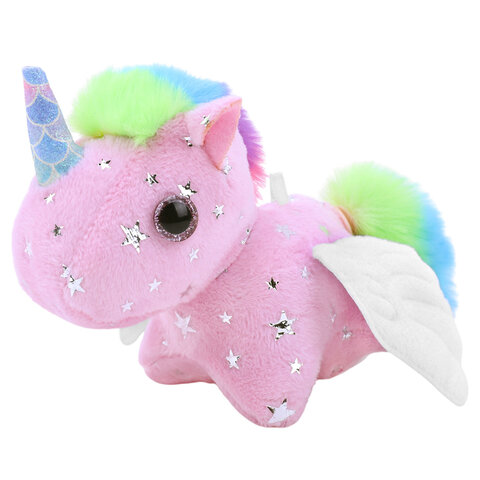 Игрушка мягкая заводная "Единорог", высота 11 см, ассорти 2 цвета, WOOZOO (ВУЗУ), 666193