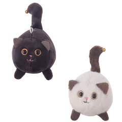 Игрушка пищалка мягкая заводная &laquo;Котик,&raquo; высота 14 см, ассорти 2 цвета, WOOZOO (ВУЗУ), 666195