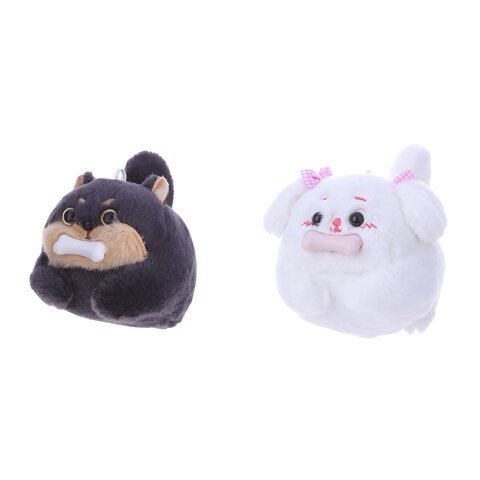 Игрушка пищалка мягкая заводная Собака, высота 9 см, ассорти 2 цвета, WOOZOO (ВУЗУ), 666196