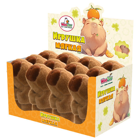 Игрушка мягкая Капибара, 17 см, WOOZOO (ВУЗУ), 666199 - фото 4