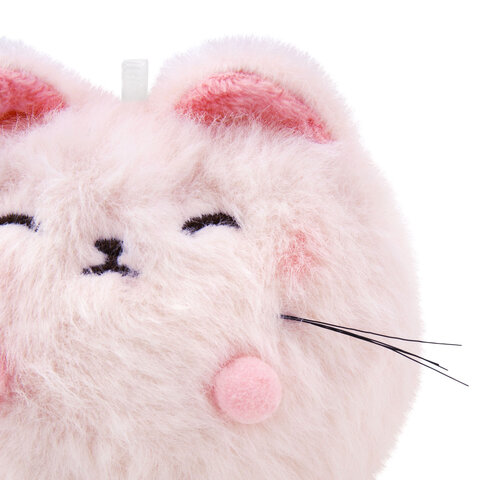 Игрушка пищалка мягкая заводная "Кот Пухляш", высота 8 см, WOOZOO (ВУЗУ), 666201