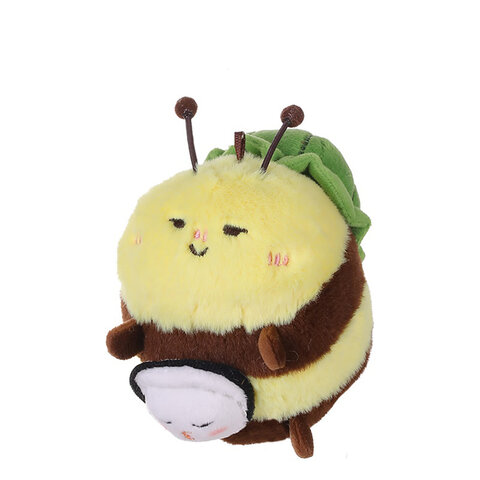 Игрушка пищалка мягкая заводная Большая Пчела, высота 12 см, WOOZOO (ВУЗУ), 666203