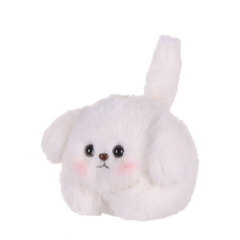 Игрушка пищалка мягкая заводная Собачка, высота 8 см, ассорти 2 цвета, WOOZOO (ВУЗУ), 666204 - фото 3