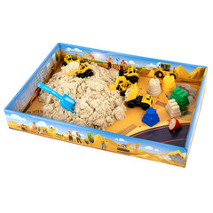 Набор кинетического песка 3 кг, &laquo;ВЕСЕЛАЯ СТРОЙКА&raquo;, песочница, игрушки, формочки, BRAUBERG KIDS, 666210