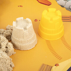 Набор кинетического песка 3 кг, &laquo;ВЕСЕЛАЯ СТРОЙКА&raquo;, песочница, игрушки, формочки, BRAUBERG KIDS, 666210