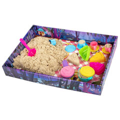 Набор кинетического песка 3 кг, &laquo;ВЕСЕЛОЕ ЧАЕПИТИЕ&raquo;, песочница, игрушки, формочки, BRAUBERG KIDS, 666213