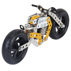Конструктор металлический &laquo;Мотоцикл&raquo;, с подвижными деталями, 162 элемента, BAMBOX (БАМБОКС), 666364