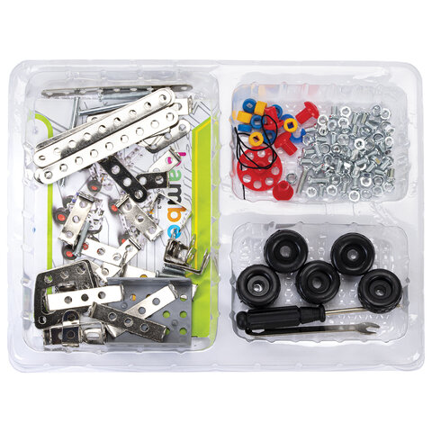 Конструктор металлический "Строительная техника 3 в 1", подвижные детали, 137 элементов, BAMBOX (БАМБОКС), 666369 - фото 8