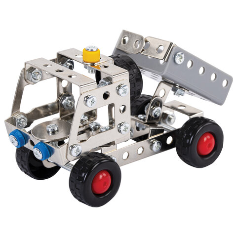 Конструктор металлический "Строительная техника 3 в 1", подвижные детали, 137 элементов, BAMBOX (БАМБОКС), 666369 - фото 2