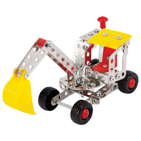 Конструктор металлический "Строительная техника 5 в 1", подвижные детали, 139 элементов, BAMBOX (БАМБОКС), 666370 - фото 6