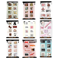 Наклейки объемные эпоксидные на телефон, 6-8 шт. на листе, "СОВРЕМЕННЫЕ ДИЗАЙНЫ", АССОРТИ, NALEPKING