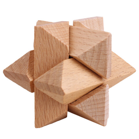 Головоломки деревянные, набор 6 штук, разные уровни сложности, МозгоМина, 666426 - фото 4