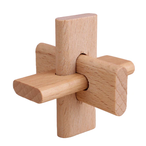 Головоломки металлические и деревянные, набор 6 шт, разные уровни сложности, МозгоМина, 666427 - фото 8