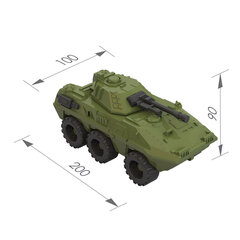 Военная машина игрушечная БМП "Скорпион", пластиковая, 20x10x9 см, НОРДПЛАСТ