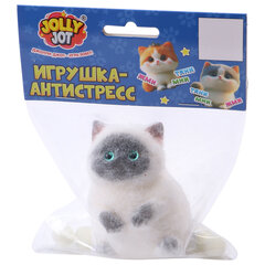Игрушка-антистресс &laquo;Котик малый&raquo;, 9 см, ассорти, 2 цвета, дисплей, JOLLY JOT (ДЖОЛЛИ ДЖОТ), 666569