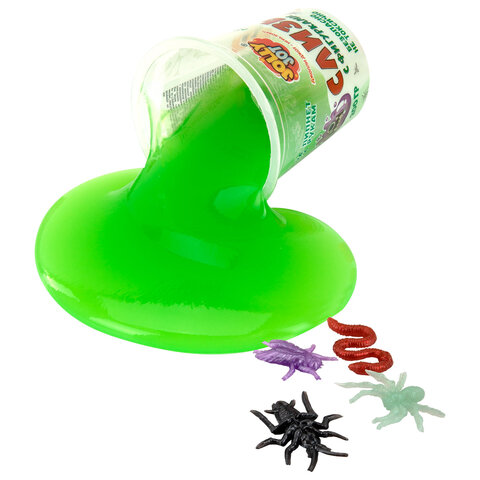 Слайм Слизь с фигурками, насекомые, 200 г, АССОРТИ 3 вида, JOLLY JOT (ДЖОЛЛИ ДЖОТ), 666664 - фото 6