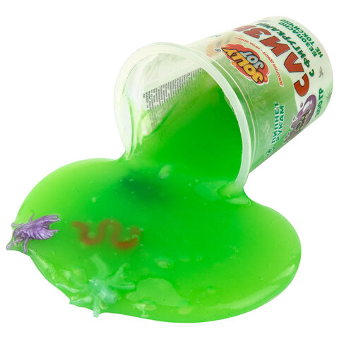 Слайм Слизь с фигурками, насекомые, 200 г, АССОРТИ 3 вида, JOLLY JOT (ДЖОЛЛИ ДЖОТ), 666664 - фото 7