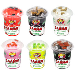 Слайм с фигурками, вкусняшки, 200 г, АССОРТИ 6 видов, JOLLY JOT (ДЖОЛЛИ ДЖОТ), 666668