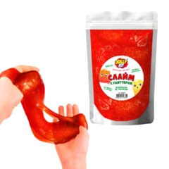 Слайм с глиттером, аромат апельсин, 500 г, JOLLY JOT (ДЖОЛЛИ ДЖОТ), 666671