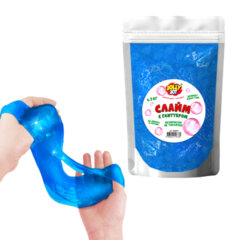 Слайм с глиттером, БОЛЬШОЙ ОБЪЕМ 1,3 кг, аромат бабл-гам, JOLLY JOT (ДЖОЛЛИ ДЖОТ), 666672