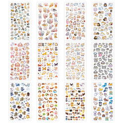 Наклейки бумажные 17,5&times;9,5 см, ассорти 12 видов, FUNSTER (ФАНСТЕР), 666676