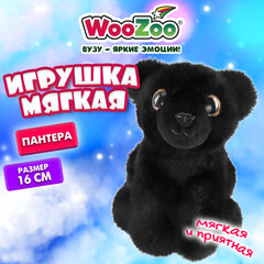 Игрушка мягкая &laquo;Пантера&raquo;, 16 см, цвет черный, WOOZOO (ВУЗУ), 666795