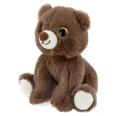 Игрушка мягкая &laquo;Мишка&raquo;, 16 см, цвет коричневый, WOOZOO (ВУЗУ), 666796