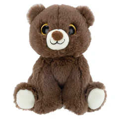 Игрушка мягкая &laquo;Мишка&raquo;, 16 см, цвет коричневый, WOOZOO (ВУЗУ), 666796