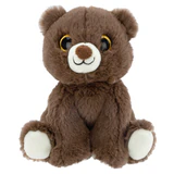 Игрушка мягкая "Мишка", 16 см, цвет коричневый, WOOZOO (ВУЗУ), 666796