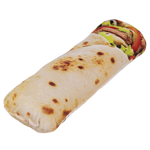 Игрушка мягкая "ШАУРМА", ткань вельбоа, 40х11 см, WOOZOO (ВУЗУ), 666979