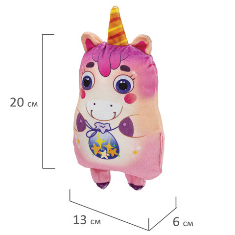 Игрушка мягкая "ЛАСКОВЫЕ ЗВЕРЯТА", ткань вельбоа, 20 см, ассорти, 12 видов, WOOZOO (ВУЗУ), 666983