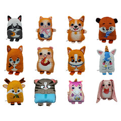 Игрушка мягкая &laquo;ЛАСКОВЫЕ ЗВЕРЯТА&raquo;, ткань вельбоа, 20 см, ассорти, 12 видов, WOOZOO (ВУЗУ), 666983