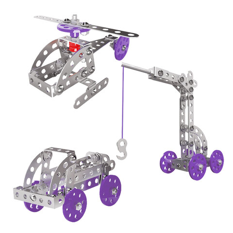 Конструктор металлический "Техника 5 в 1" с подвижными деталями, 108 элементов, BAMBOX (БАМБОКС), 667030 - фото 2