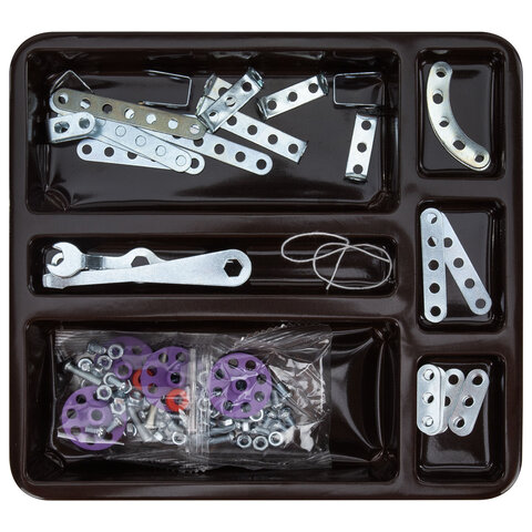 Конструктор металлический "Техника 5 в 1" с подвижными деталями, 108 элементов, BAMBOX (БАМБОКС), 667030 - фото 6