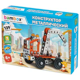 Конструктор металлический "Кран", цветной, с подвижными деталями, 139 элементов, BAMBOX (БАМБОКС), 667032