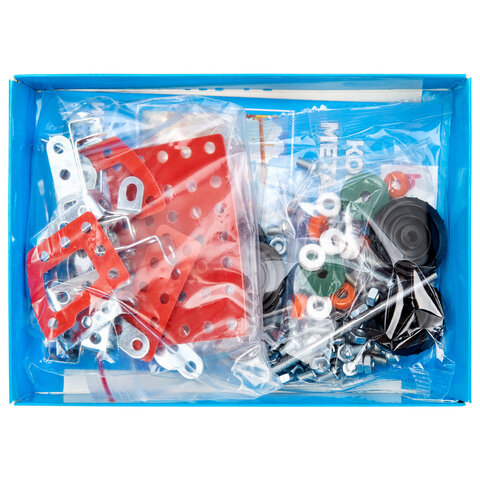 Конструктор металлический "Кран", цветной, с подвижными деталями, 139 элементов, BAMBOX (БАМБОКС), 667032 - фото 4