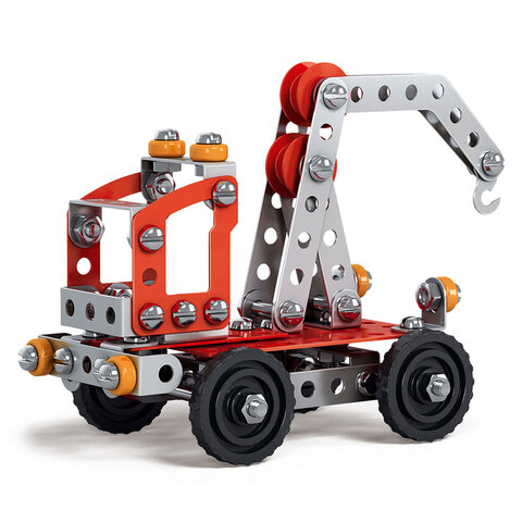 Конструктор металлический "Кран", цветной, с подвижными деталями, 139 элементов, BAMBOX (БАМБОКС), 667032 - фото 2