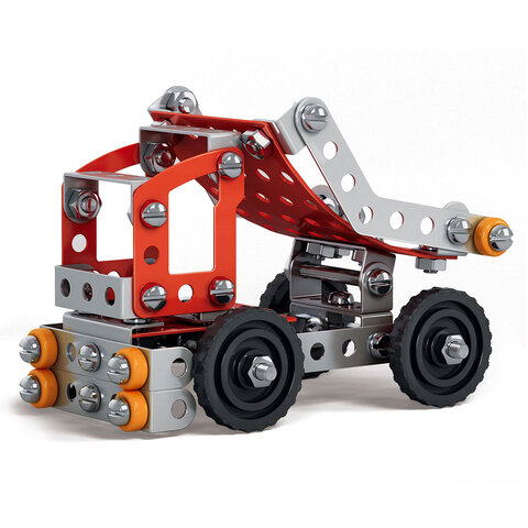 Конструктор металлический "Самосвал", цветной, с подвижными деталями, 128 элементов, BAMBOX (БАМБОКС), 667034 - фото 2