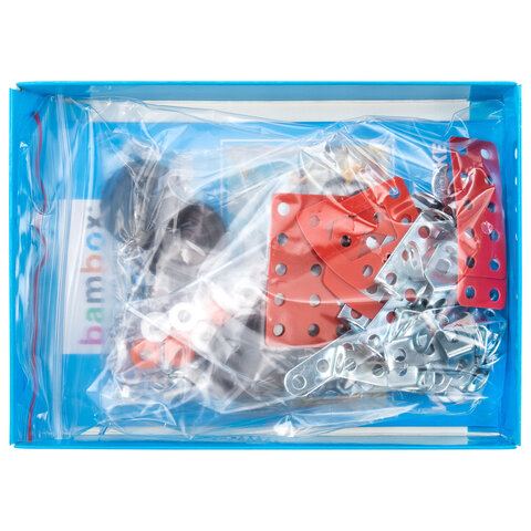 Конструктор металлический "Самосвал", цветной, с подвижными деталями, 128 элементов, BAMBOX (БАМБОКС), 667034 - фото 4