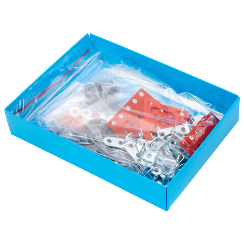 Конструктор металлический "Самосвал", цветной, с подвижными деталями, 128 элементов, BAMBOX (БАМБОКС), 667034 - фото 3