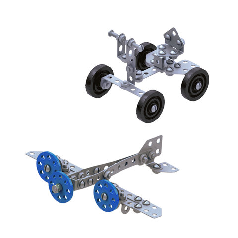 Конструктор металлический "Для уроков труда №1", 5 в 1, с подвижными деталями, 206 элементов, BAMBOX (БАМБОКС), 667036 - фото 2