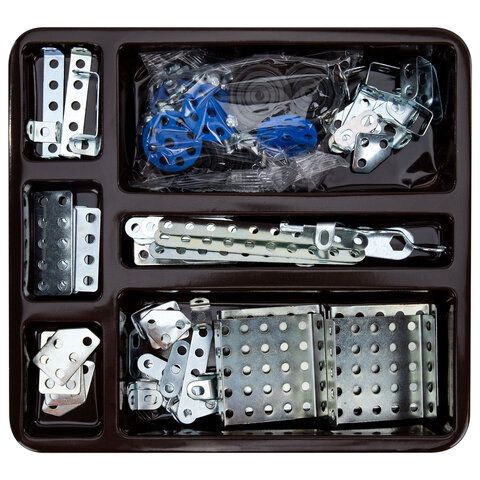 Конструктор металлический "Для уроков труда №1", 5 в 1, с подвижными деталями, 206 элементов, BAMBOX (БАМБОКС), 667036 - фото 5