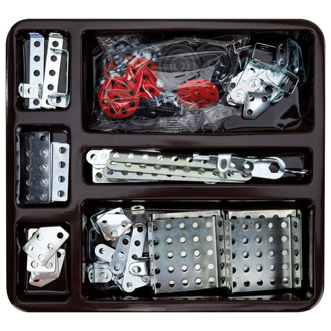 Конструктор металлический "Для уроков труда №2", 5 в 1 с подвижными деталями, 292 элемента, BAMBOX (БАМБОКС), 667037 - фото 7