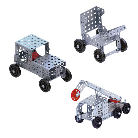 Конструктор металлический "Для уроков труда №2", 5 в 1 с подвижными деталями, 292 элемента, BAMBOX (БАМБОКС), 667037 - фото 3