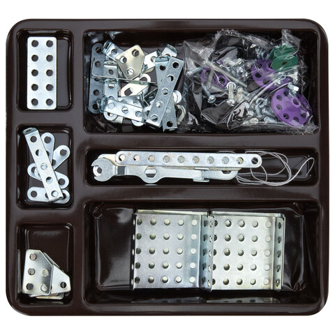 Конструктор металлический "Для уроков труда №3", 5 в 1 с подвижными деталями, 146 элементов, BAMBOX (БАМБОКС), 667038 - фото 5