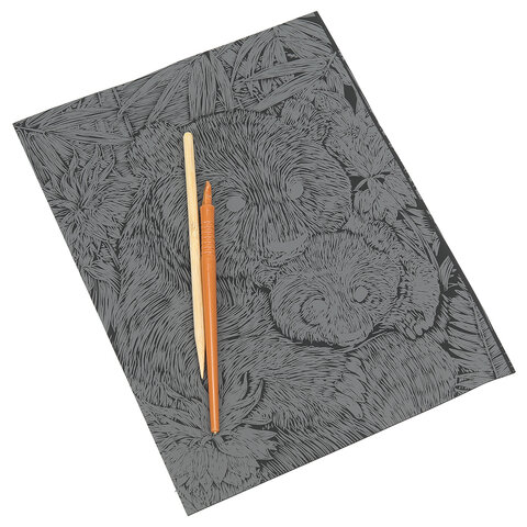 Гравюра в технике скретчинг, АССОРТИ 15 видов, 18х24 см, цветная основа, МУЛЬТИ АРТ, 5957 - фото 10