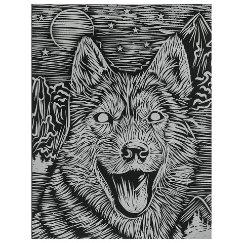 Гравюра в технике скретчинг, АССОРТИ 15 видов, 18х24 см, цветная основа, МУЛЬТИ АРТ, 5957 - фото 23